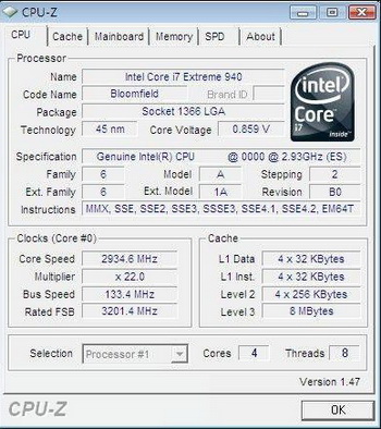 core i 7-940 bench
